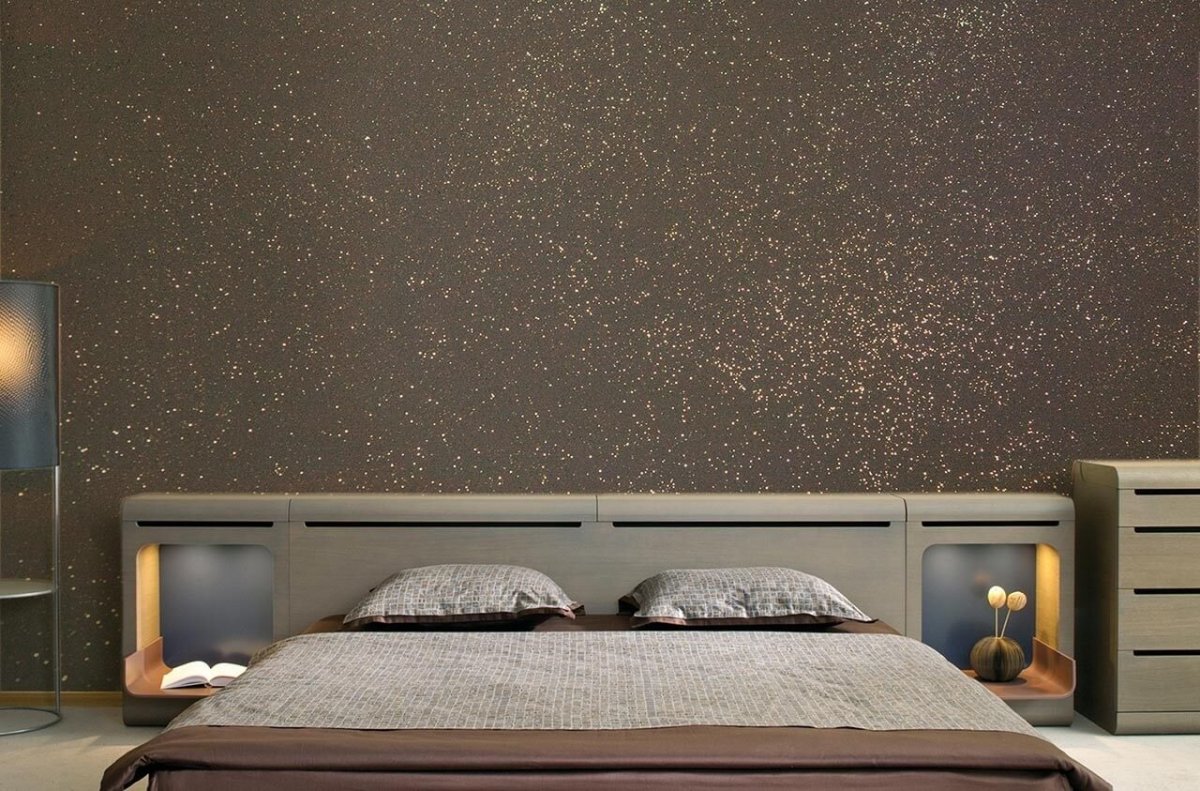 Краска для стен с эффектом мерцания