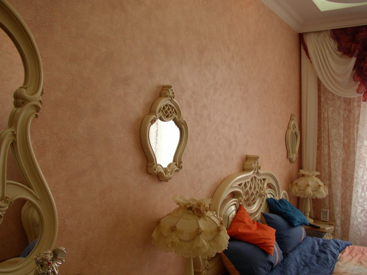 Декоративная штукатурка с эффектом замши