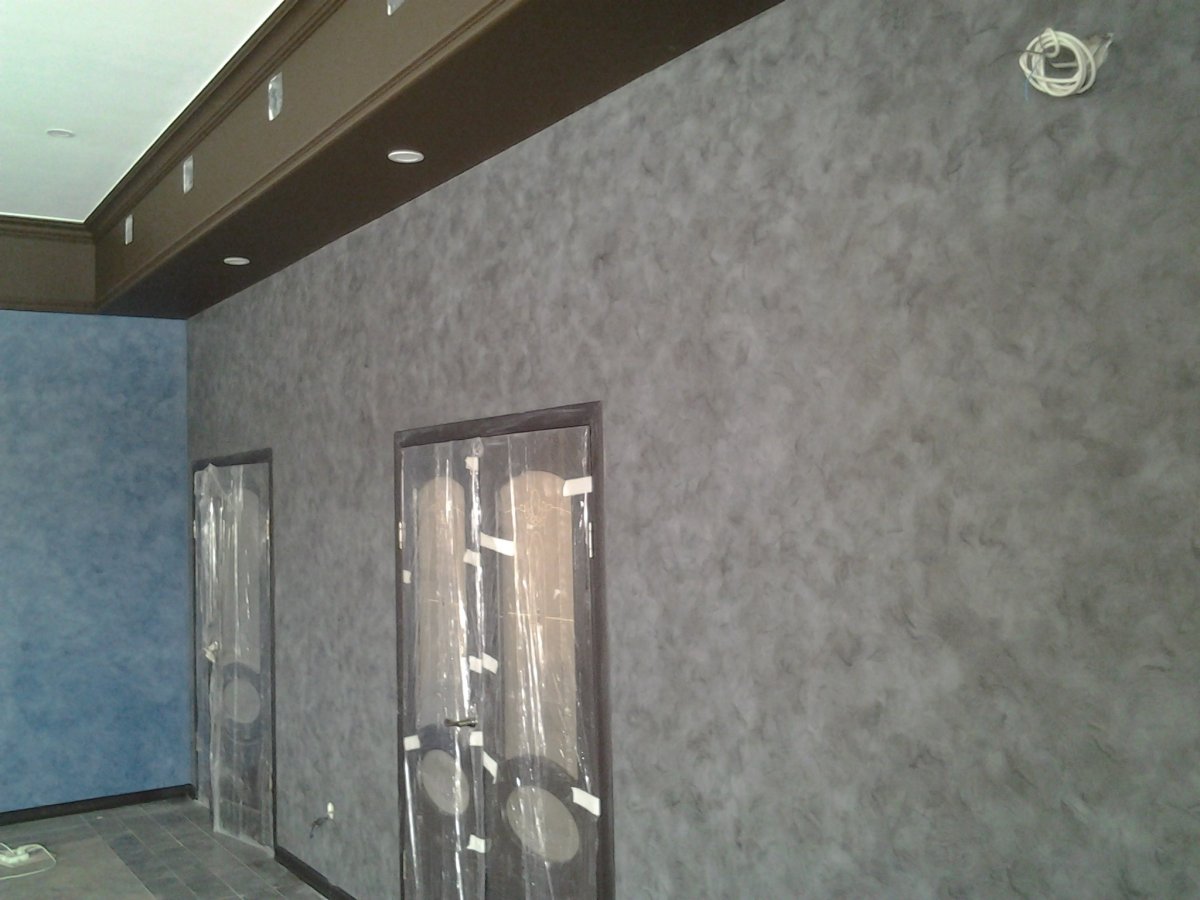 Декоративная штукатурка замша