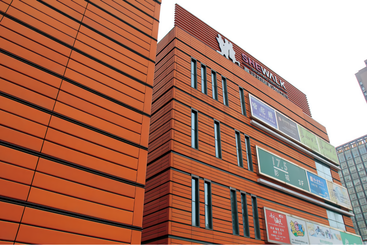 Терракотовая керамика вентфасад