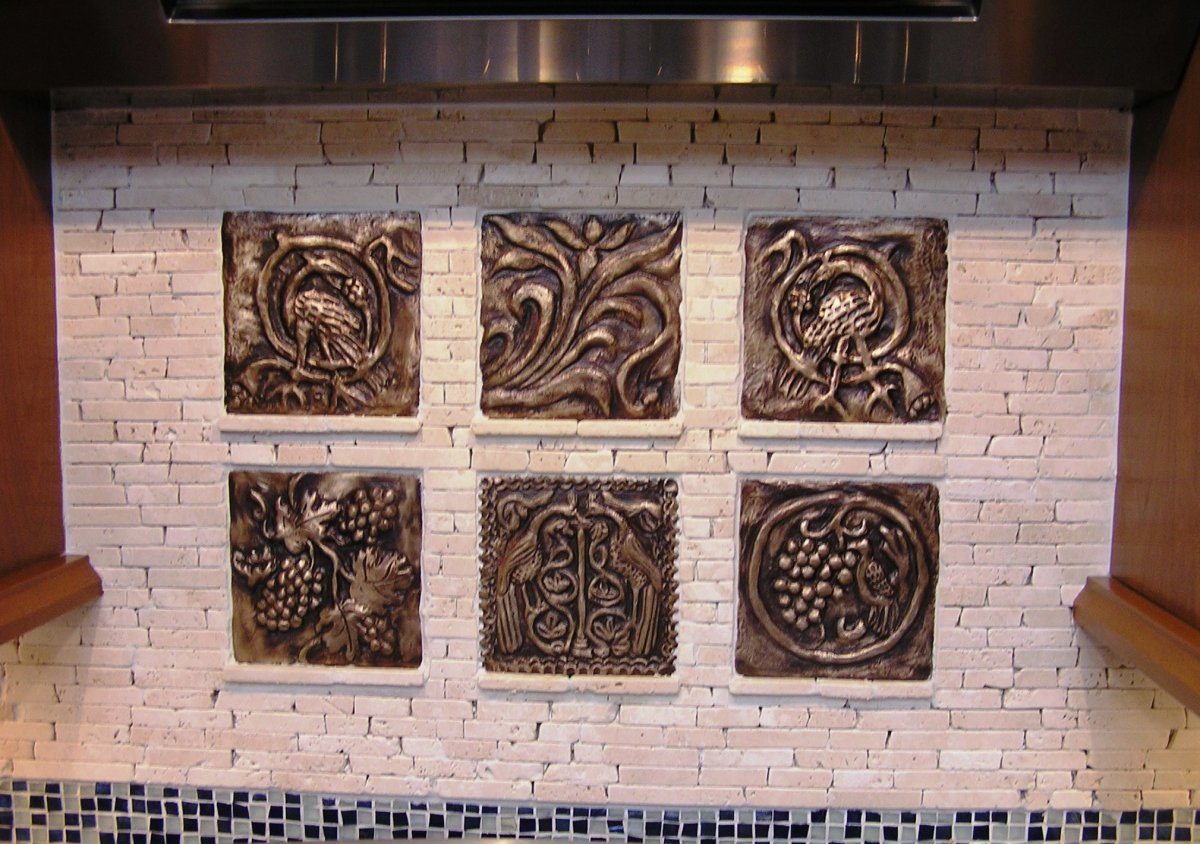 Плитка для печи фигурная