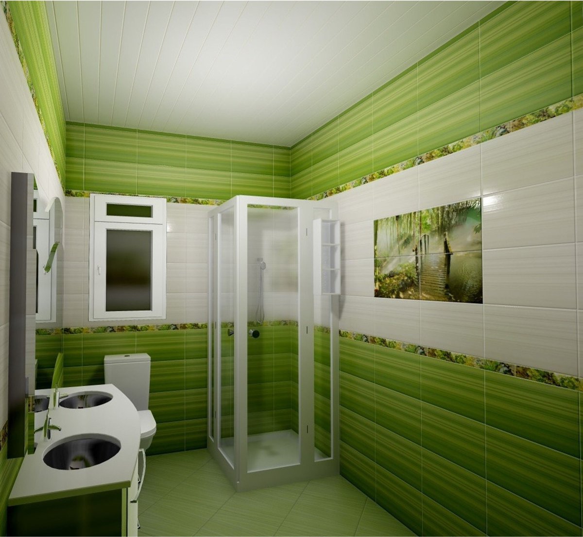 Плитка Кензо нефрит-керамика