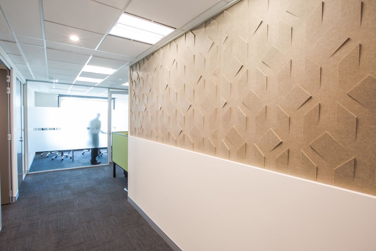 Акустические войлочные панно для стен