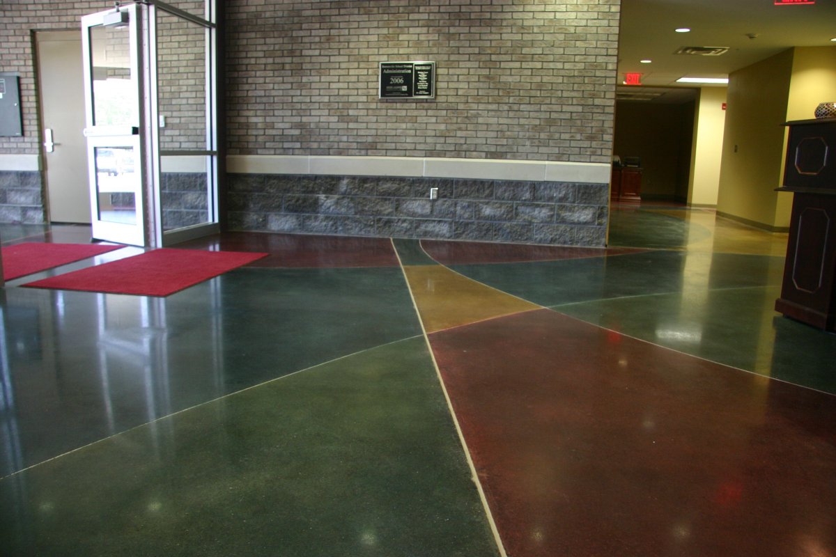 Наливной бетонный пол