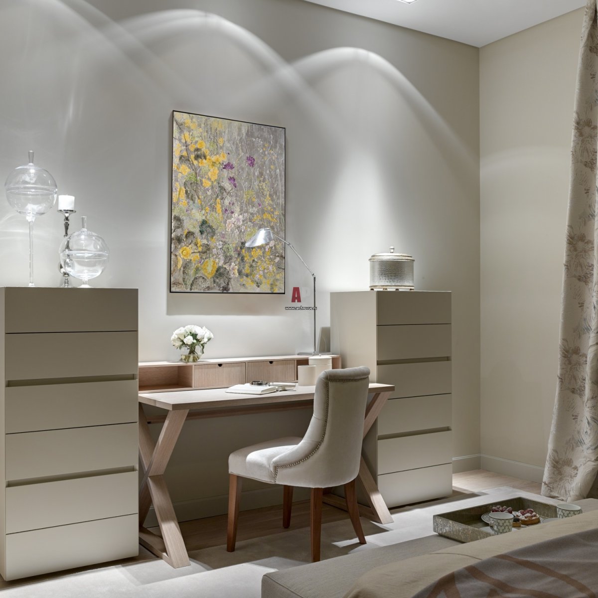 Современный Будуар в спальне