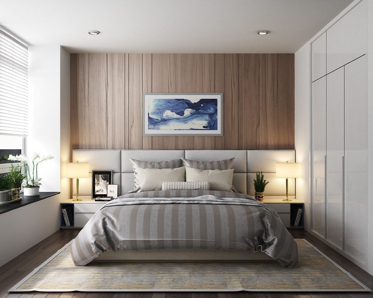 Панель за кроватью