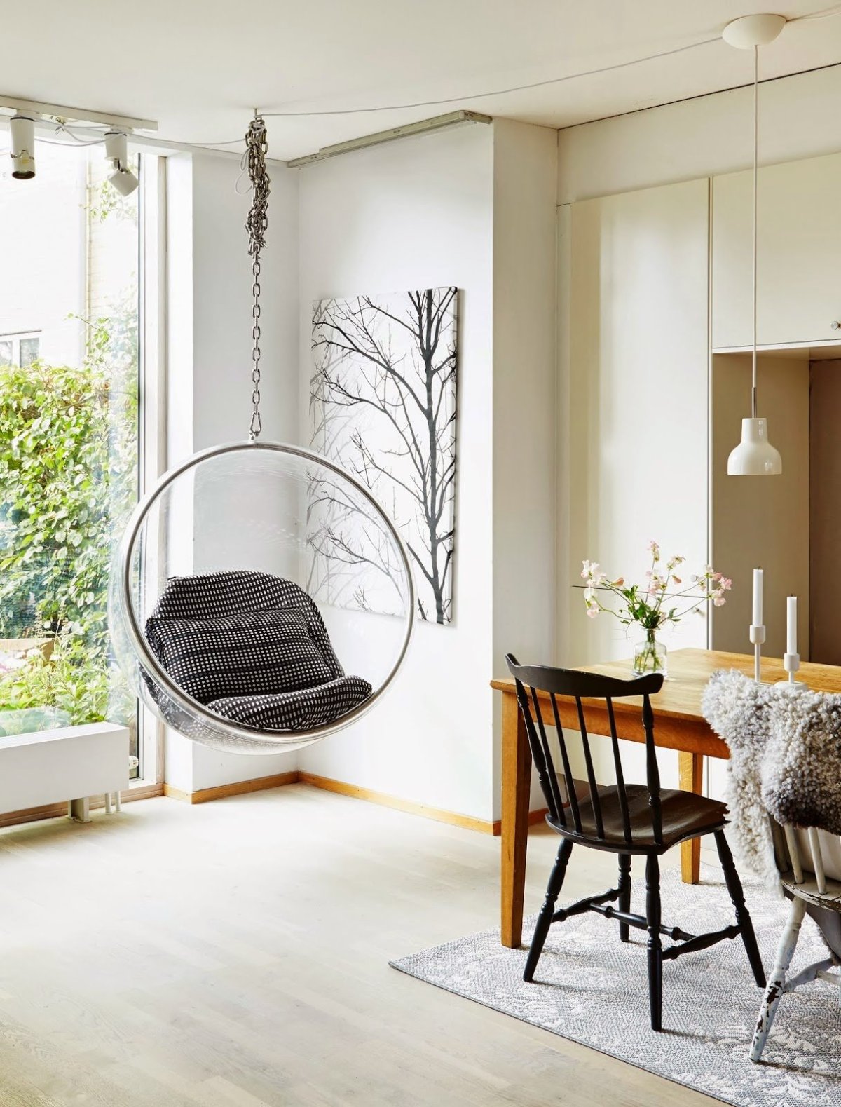 Подвесное кресло к потолку