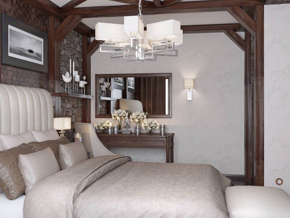 Спальня в баварском стиле