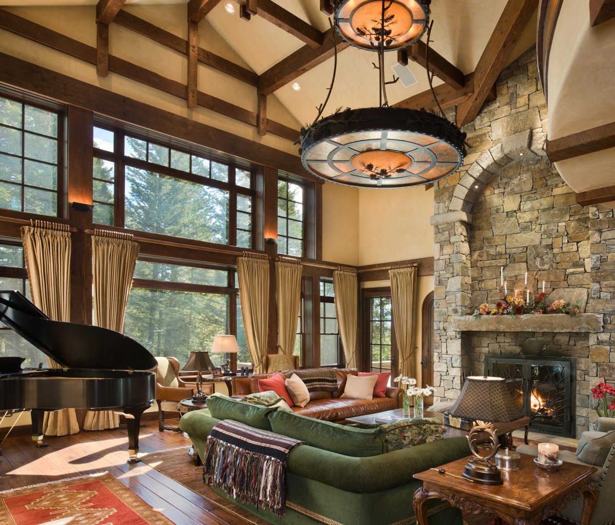 Роскошные дома Тимбер фрейм