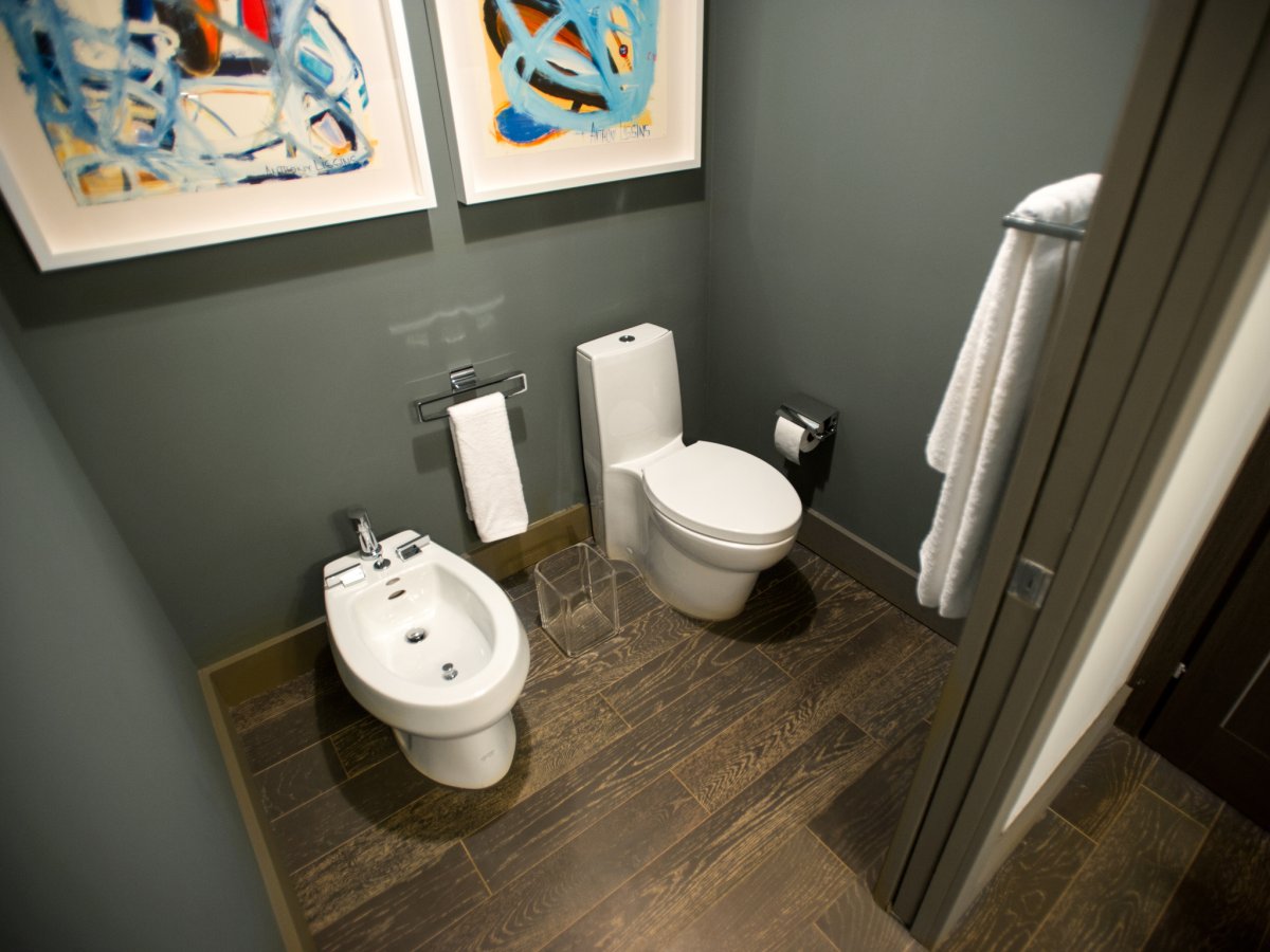 Туалетная комната с биде