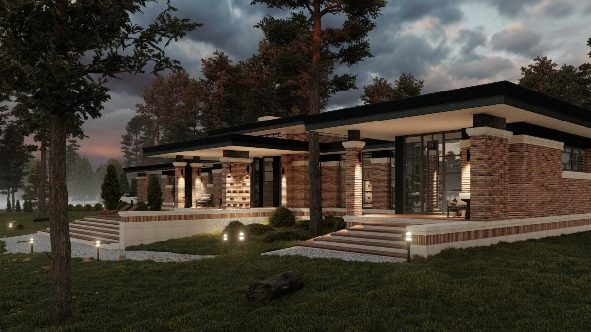 Проекты Райта 300м2 Ротенштейн