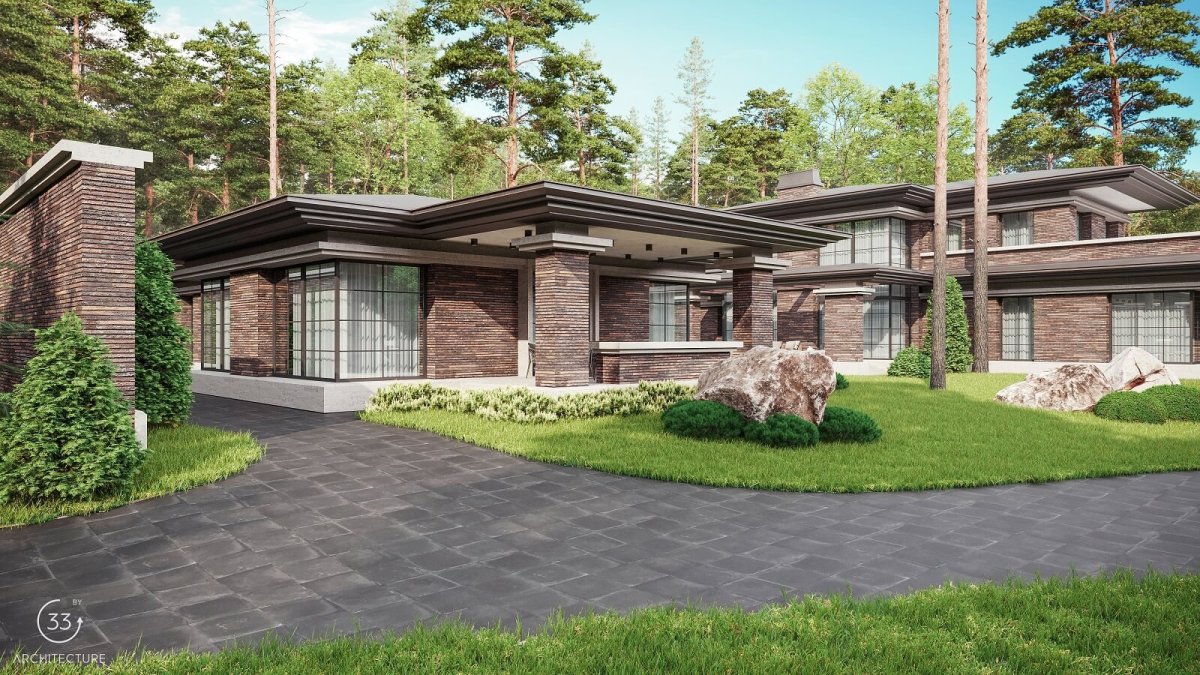 Проекты Райта 300м2 Ротенштейн