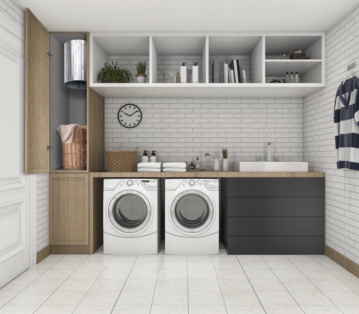 Плитка для постирочной комнаты