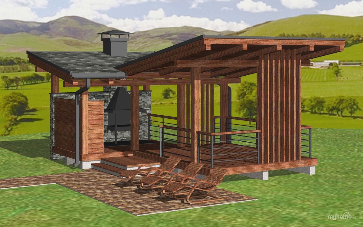 Беседка пергола Шале