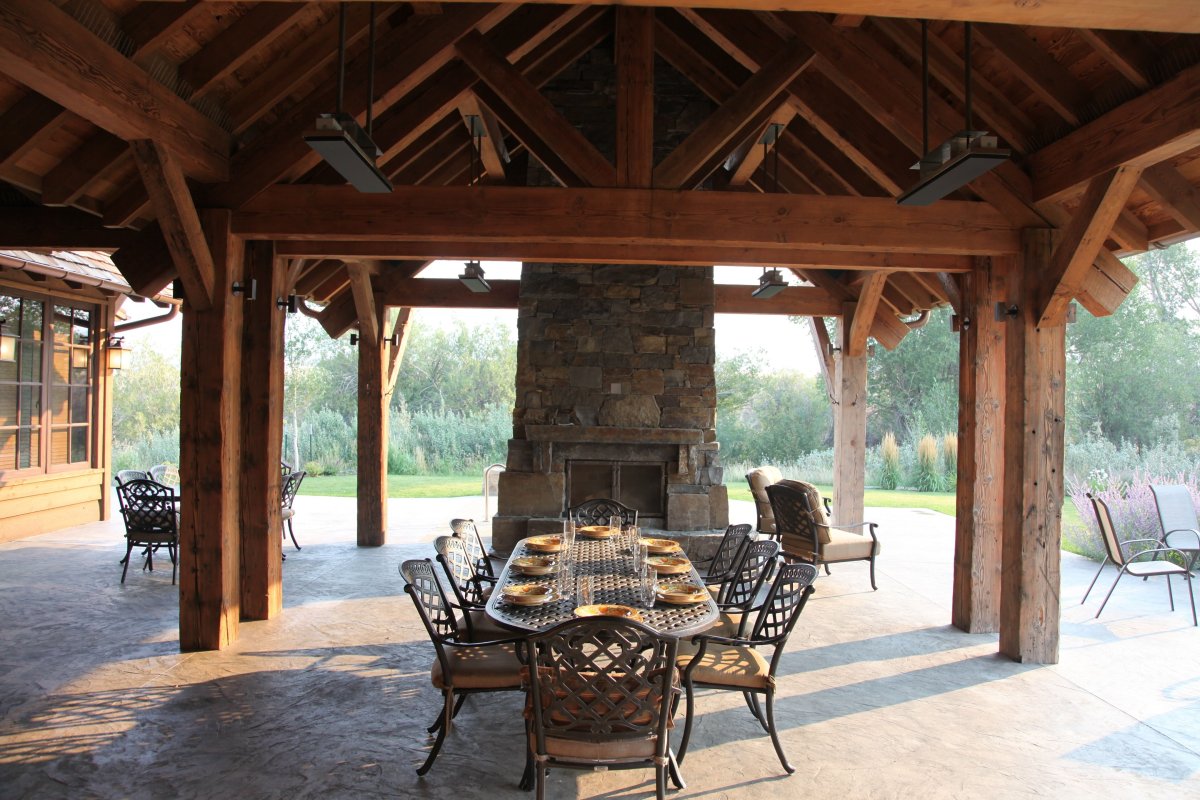 Терраса Тимбер фрейм