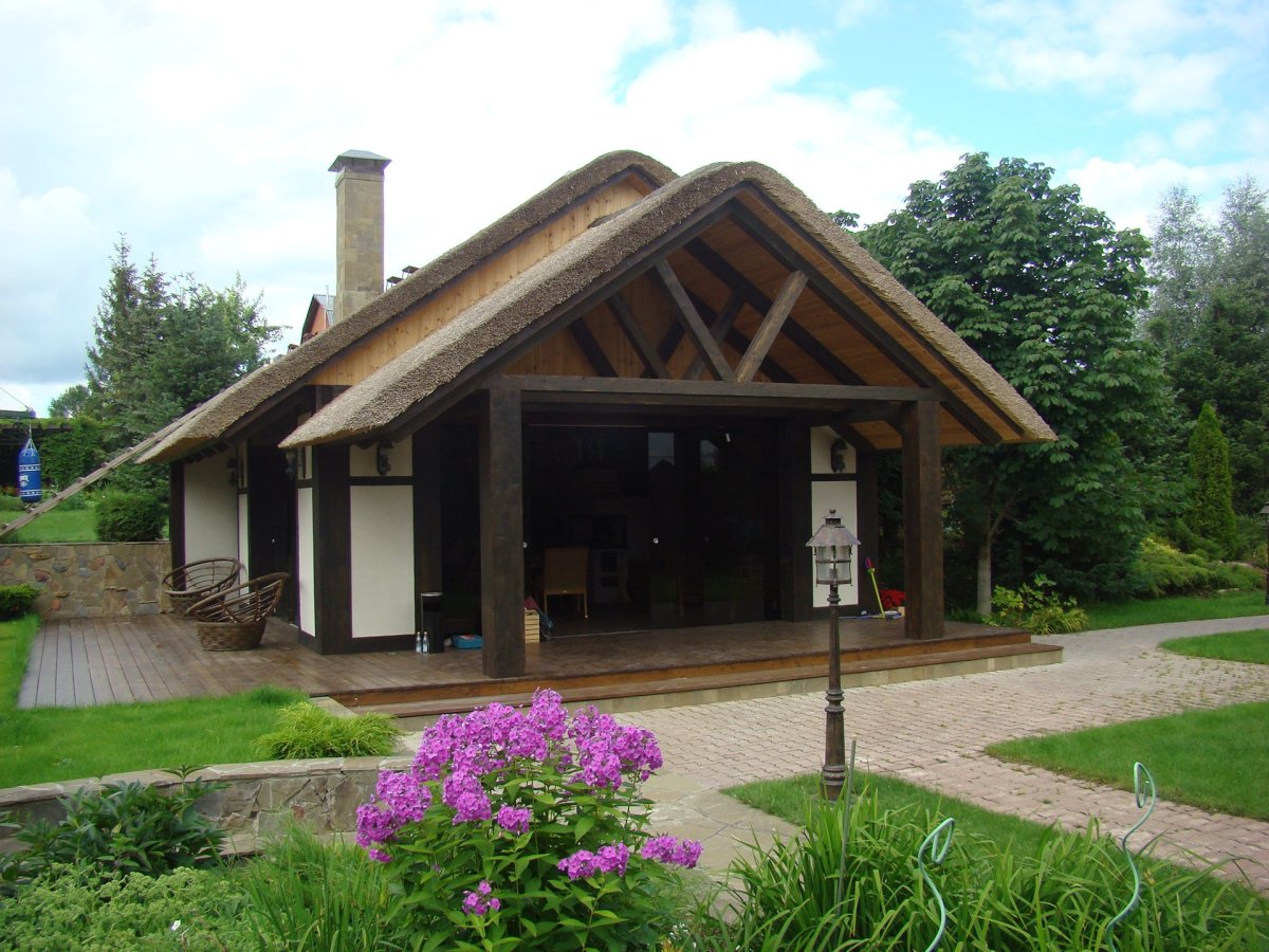 Беседка Шале Сокольский док