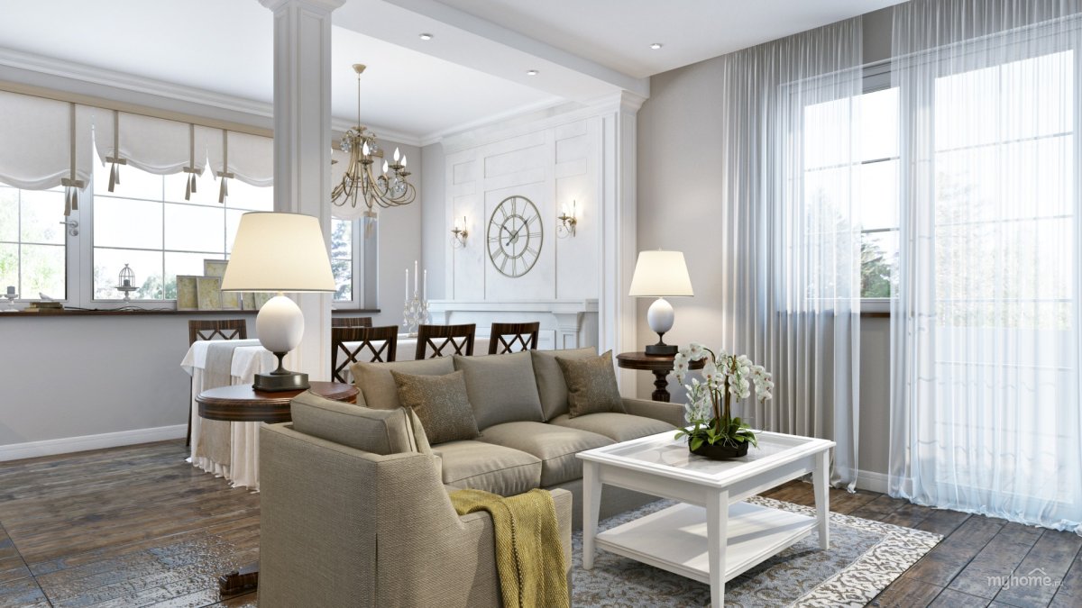 Белый интерьер