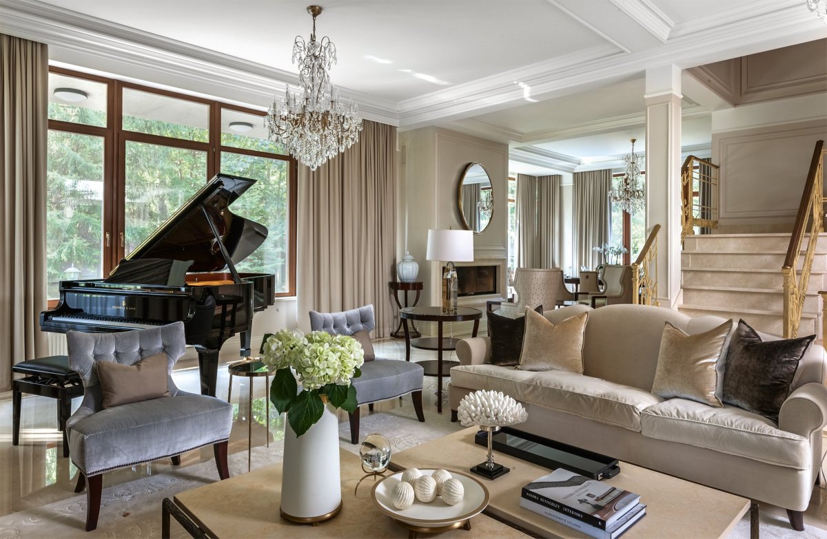 Гостиная в американском стиле