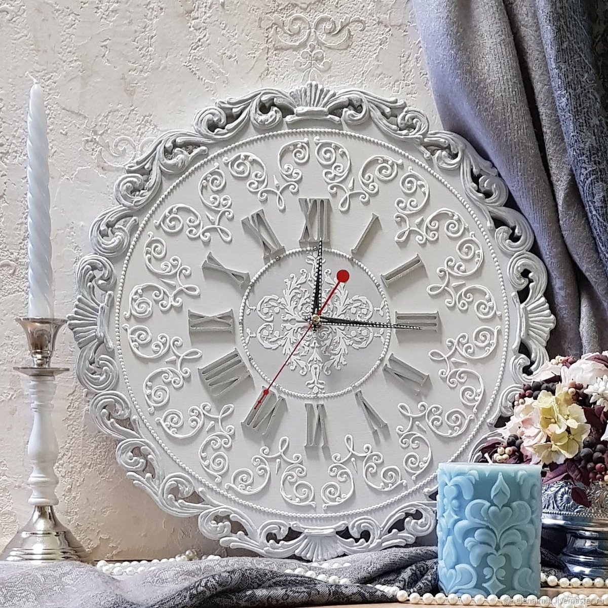 Часы в стиле Прованс