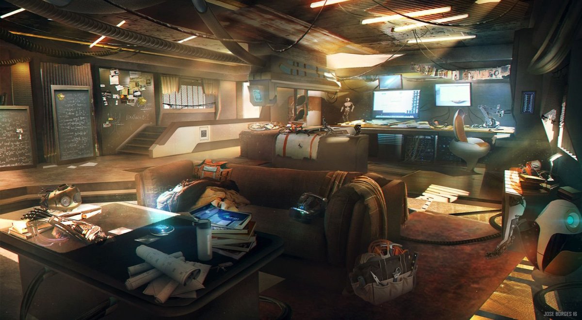 Киберпанк 2077 Арасака интерьер