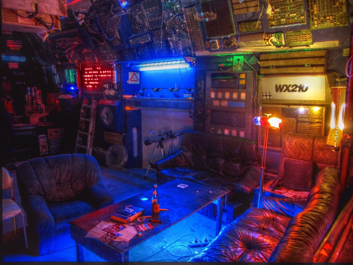 Арт комната Cyberpunk 2077