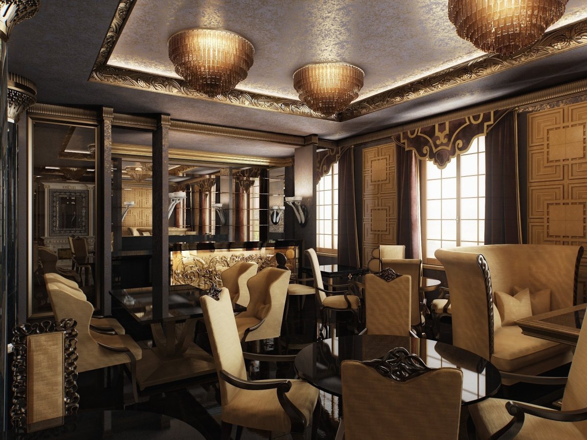 Ресторан в стиле арт деко