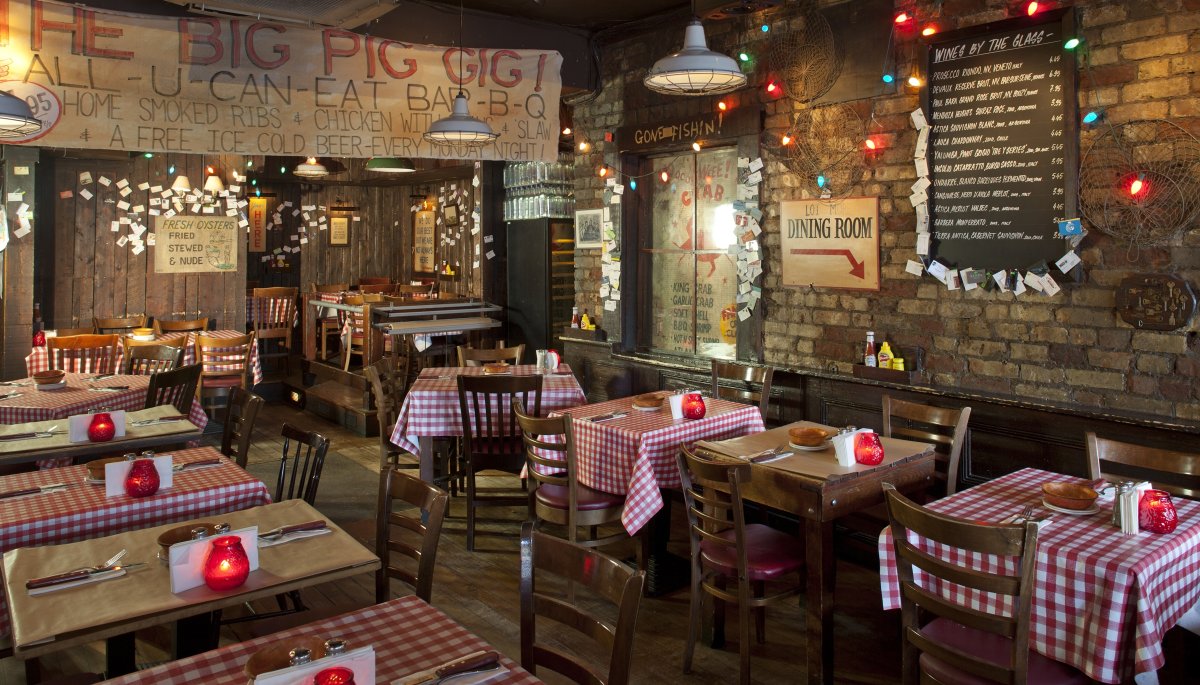 Ресторан в стиле 60-х Америка