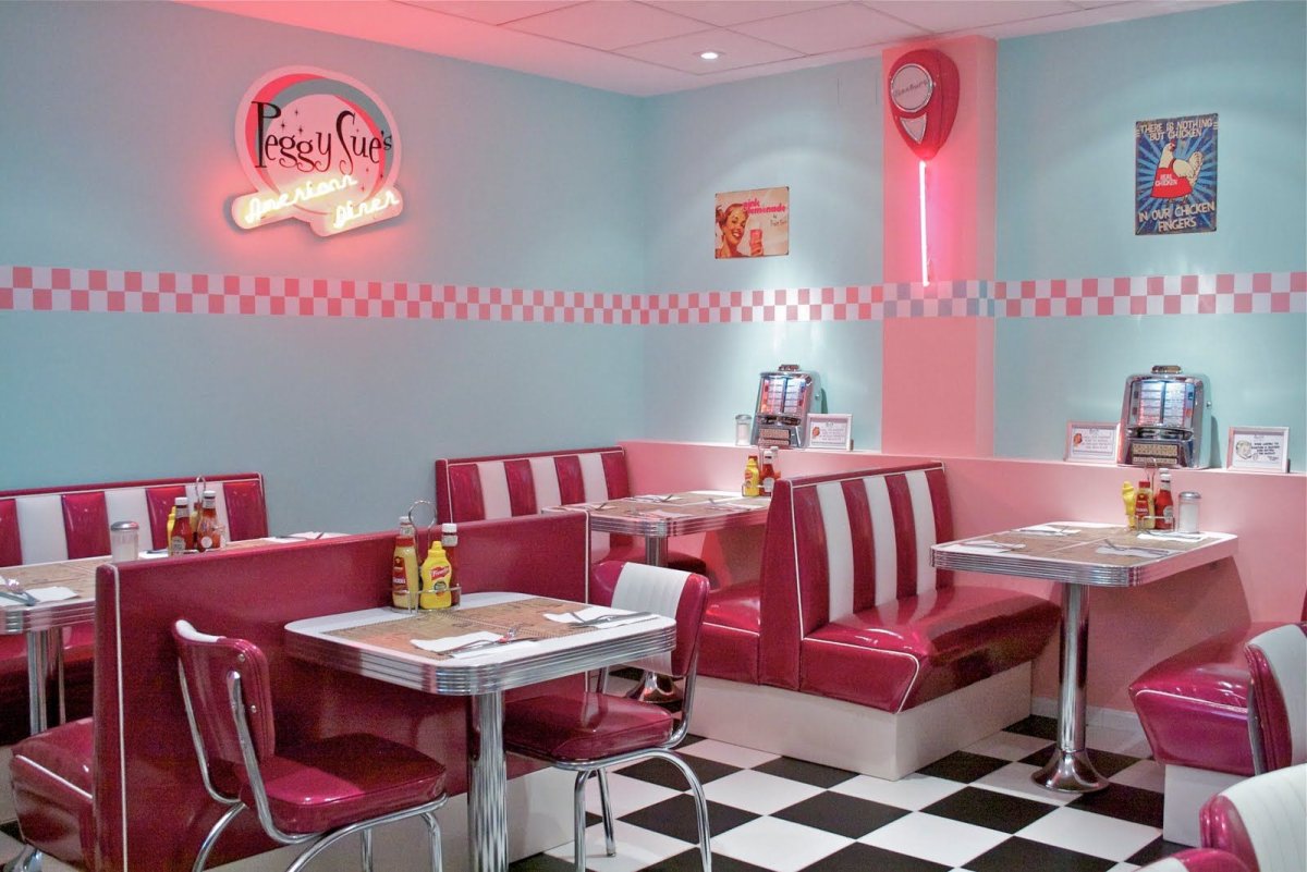 Кафе ретро-Дайнер