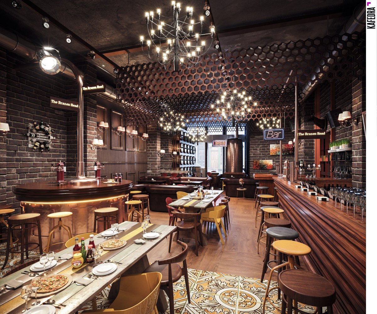 Ресторан в стиле гранж