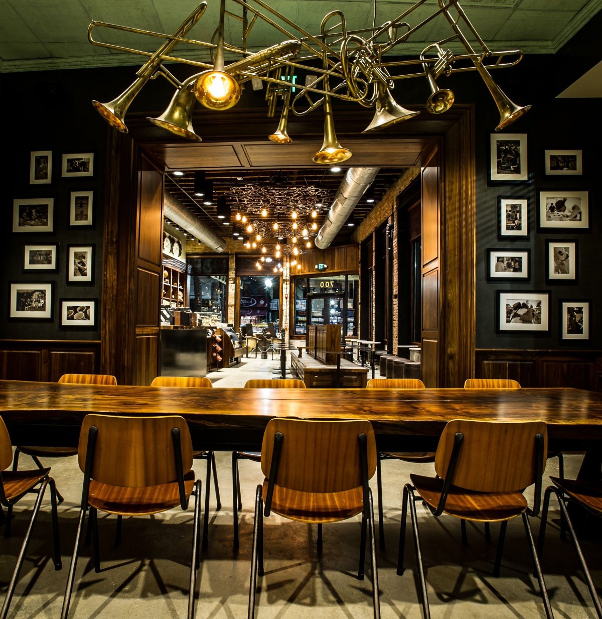 Ретро стиль Америка в интерьере кафе