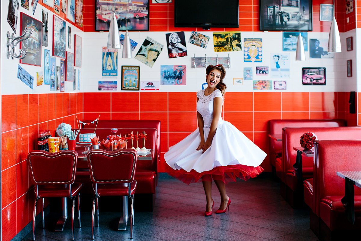 Кафе в стиле пин ап