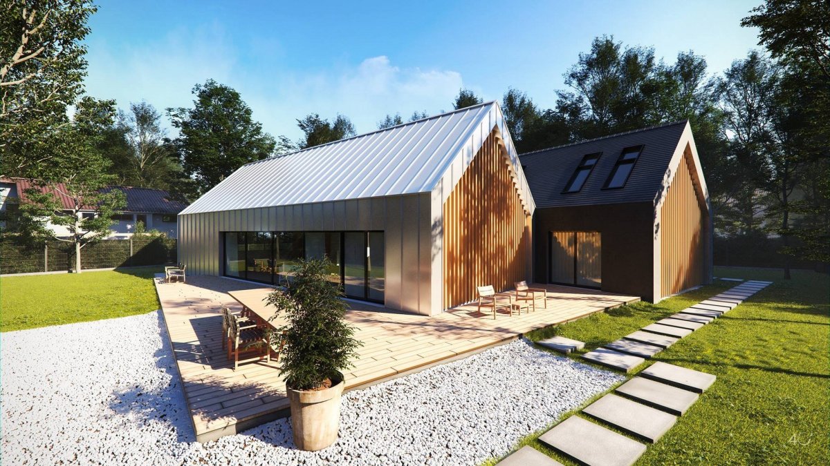 Барнхаус экстерьер ландшафт