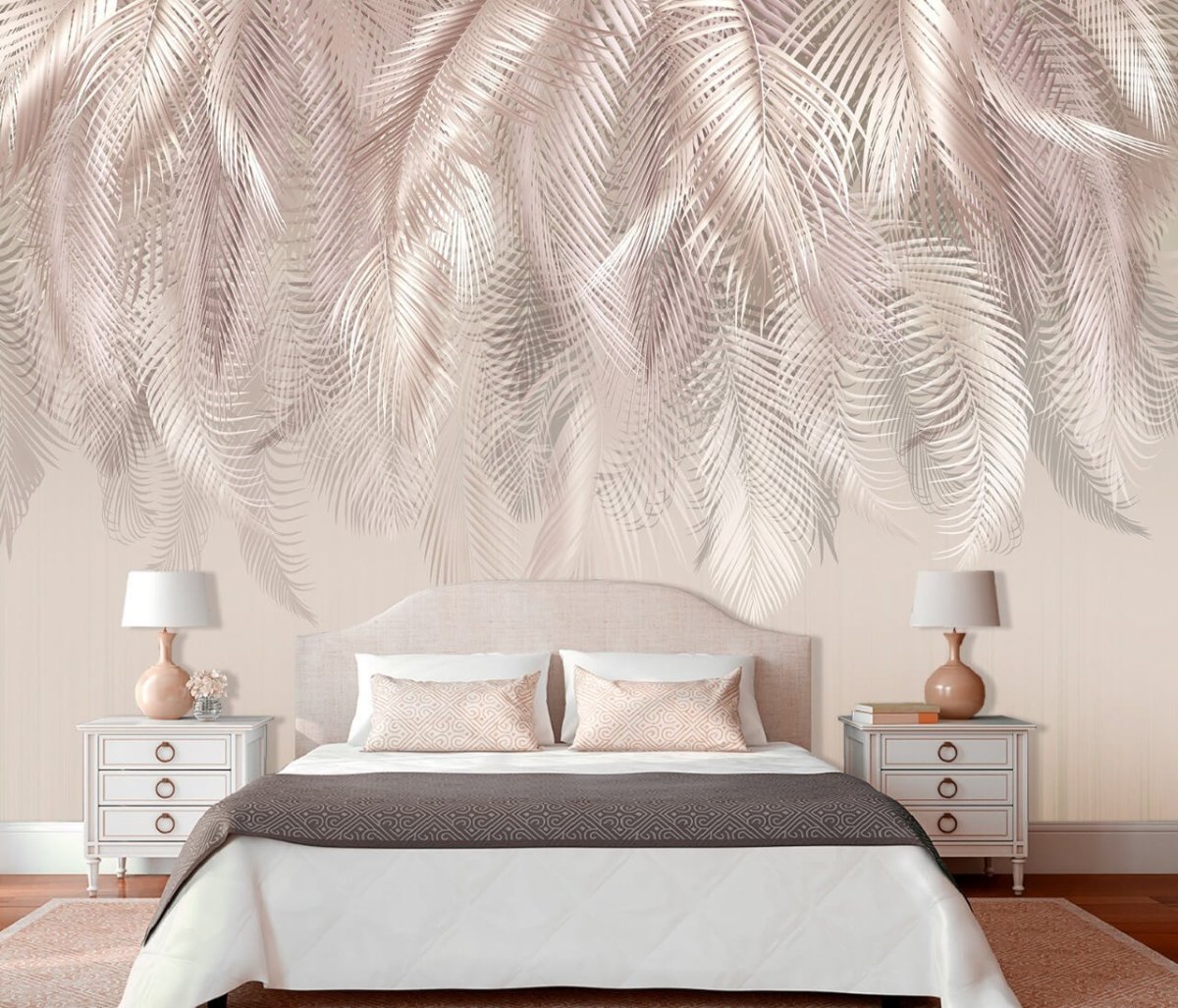 Аффреско пальмовые листья фреска