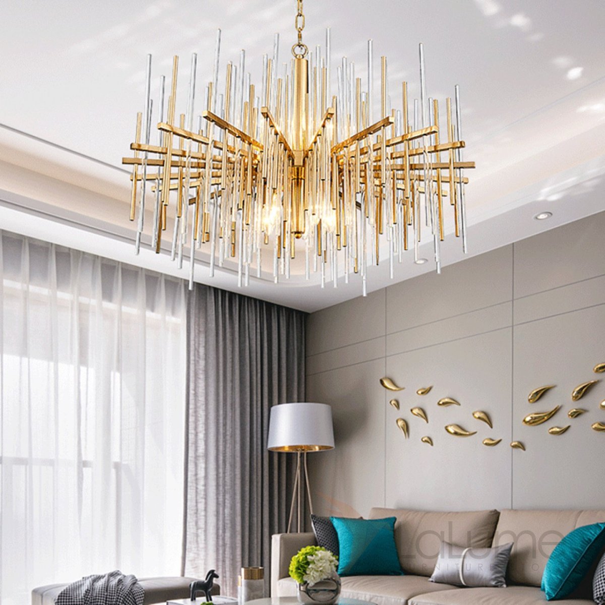 D1681-8wh дизайнерская люстра Crystal Lamp