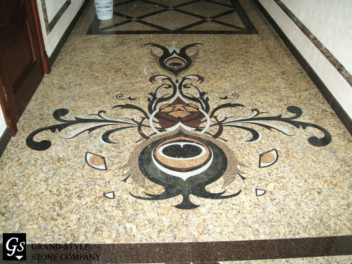 Панно из гранита на пол