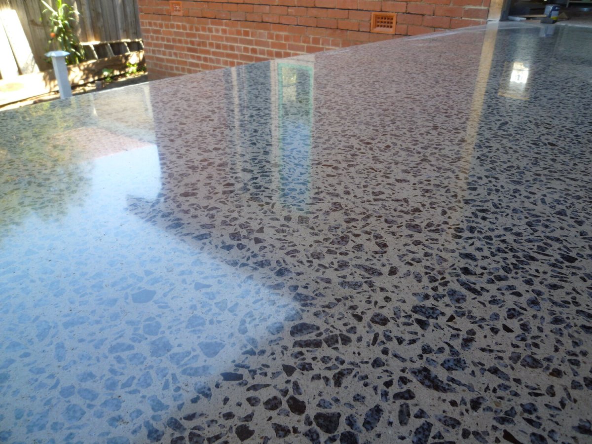 Наливной эпоксидный пол терраццо