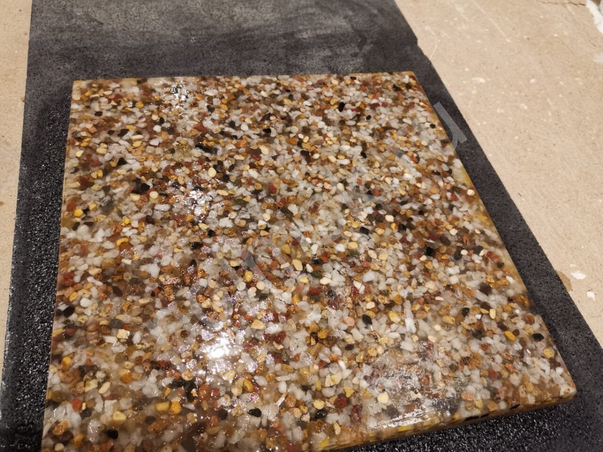 Мозаика для пола из крошки