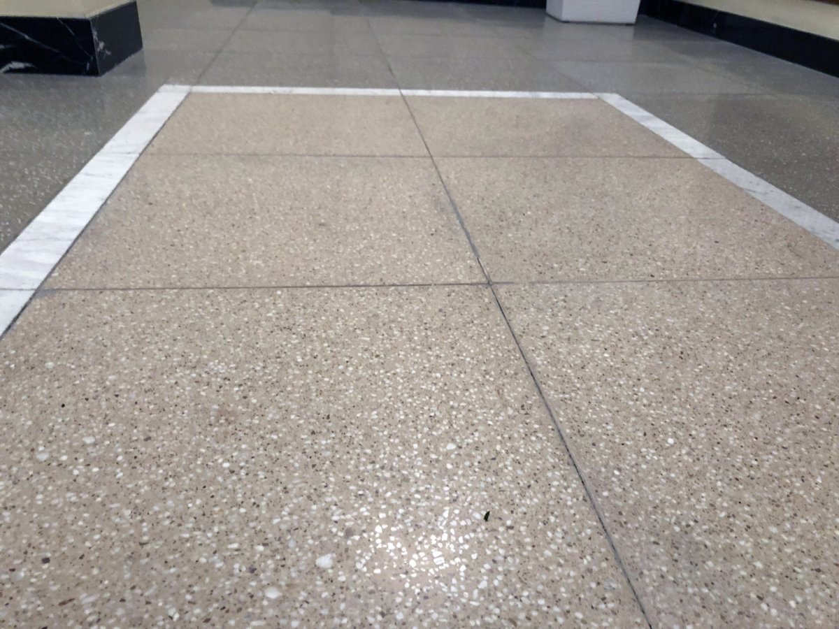 Мозаичные полы терраццо