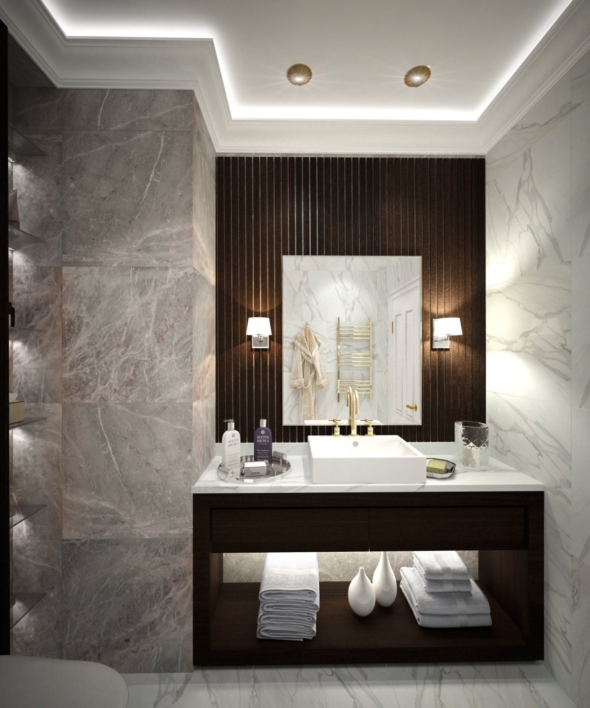 Italon Calacatta санузел