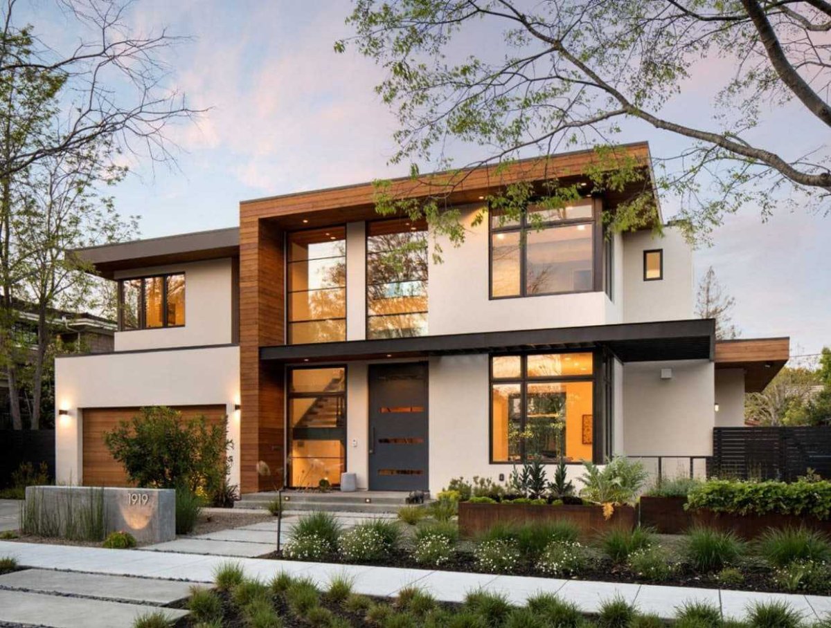 Дом Райт с плоской крышей