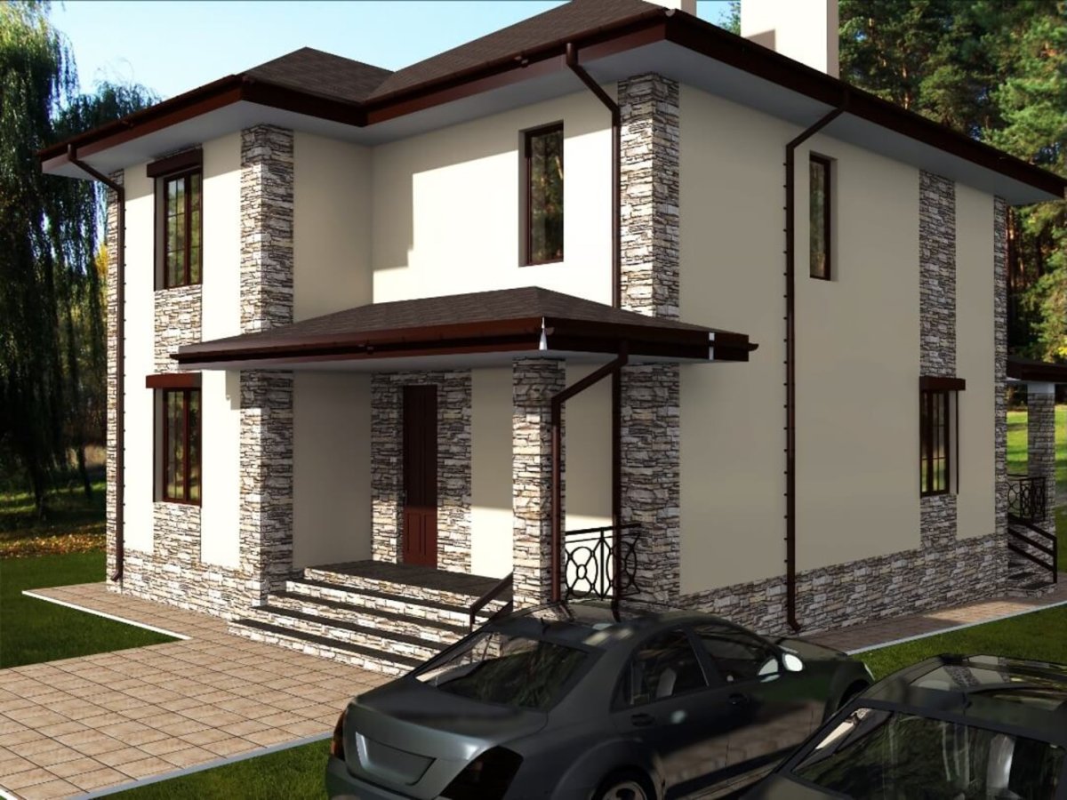 Дом 170 кв.м двухэтажный