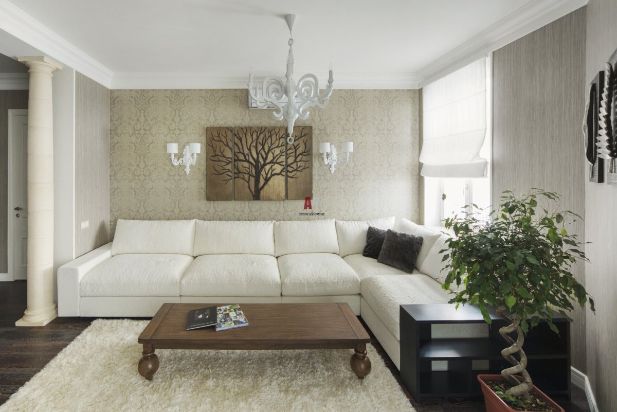 Диваны в интерьере маленькой гостиной