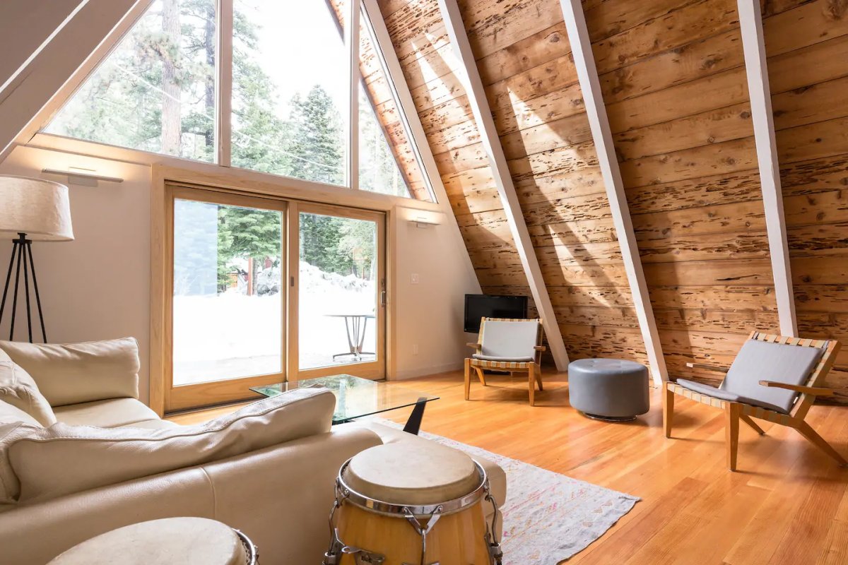 Дома a frame интерьер