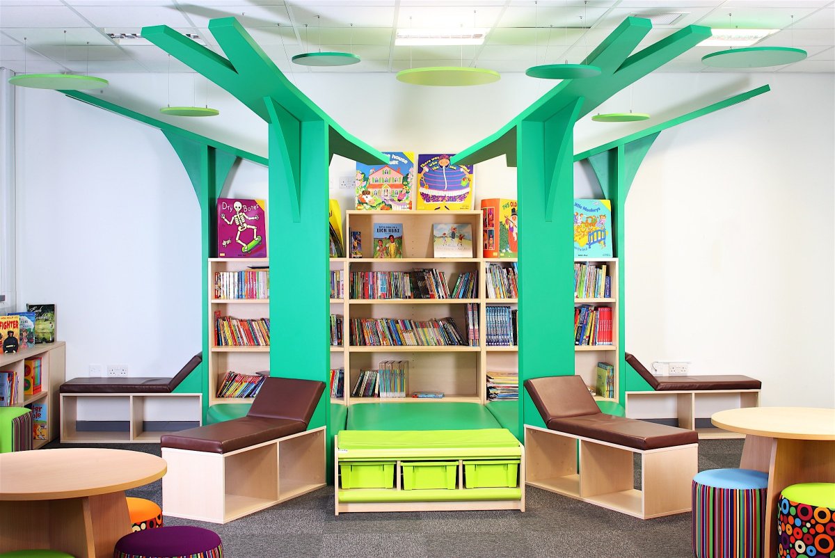 Детская мебель для библиотеки