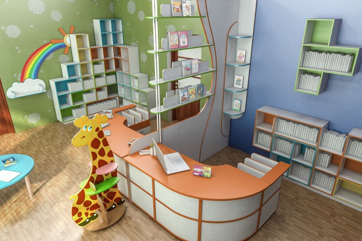 Детская зона в библиотеке
