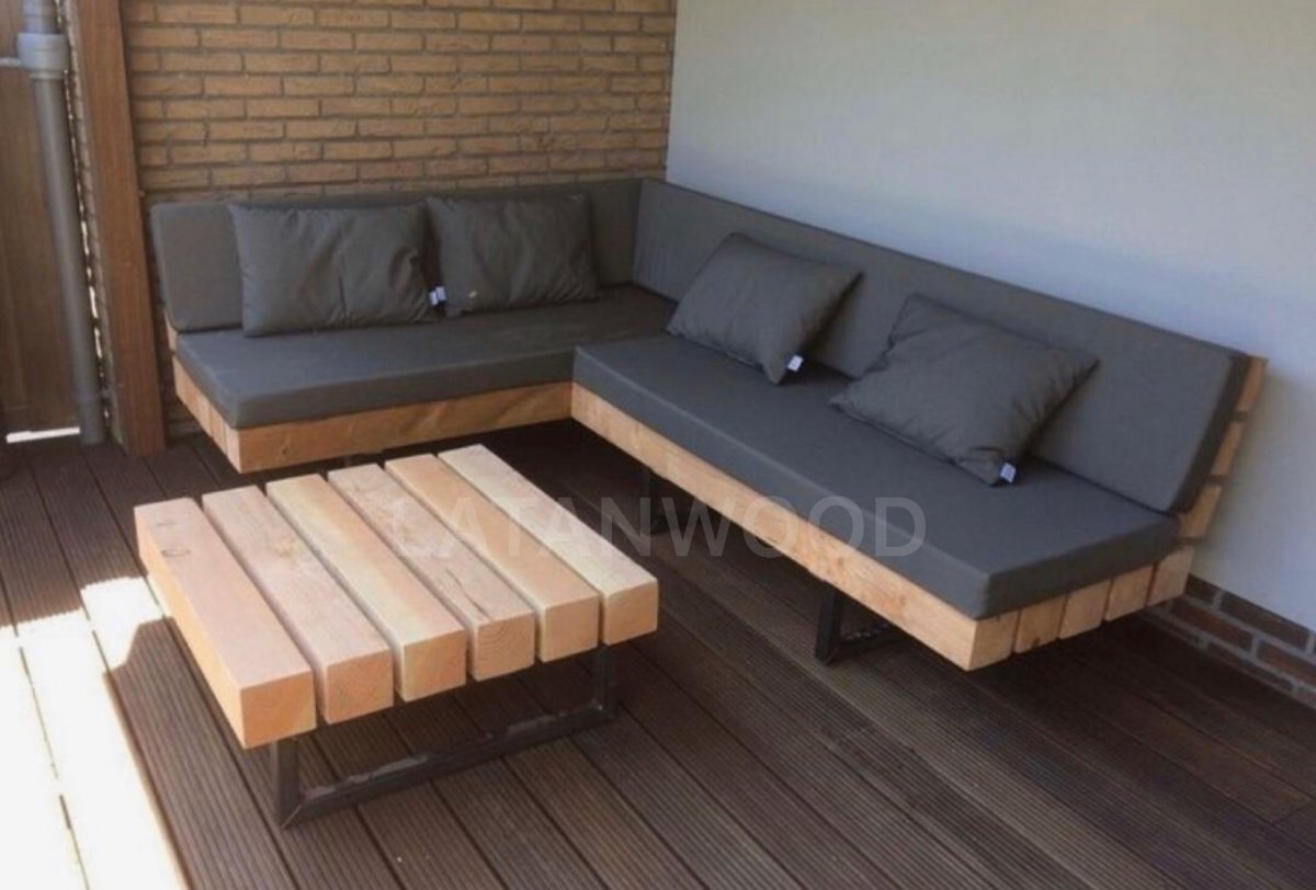 Угловой диван на веранду