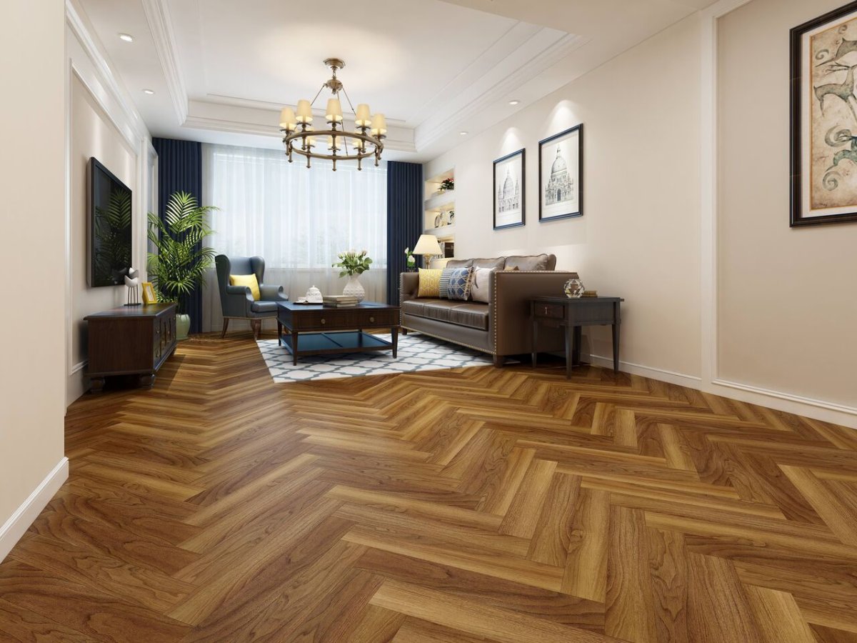 SPC ламинат Herringbone