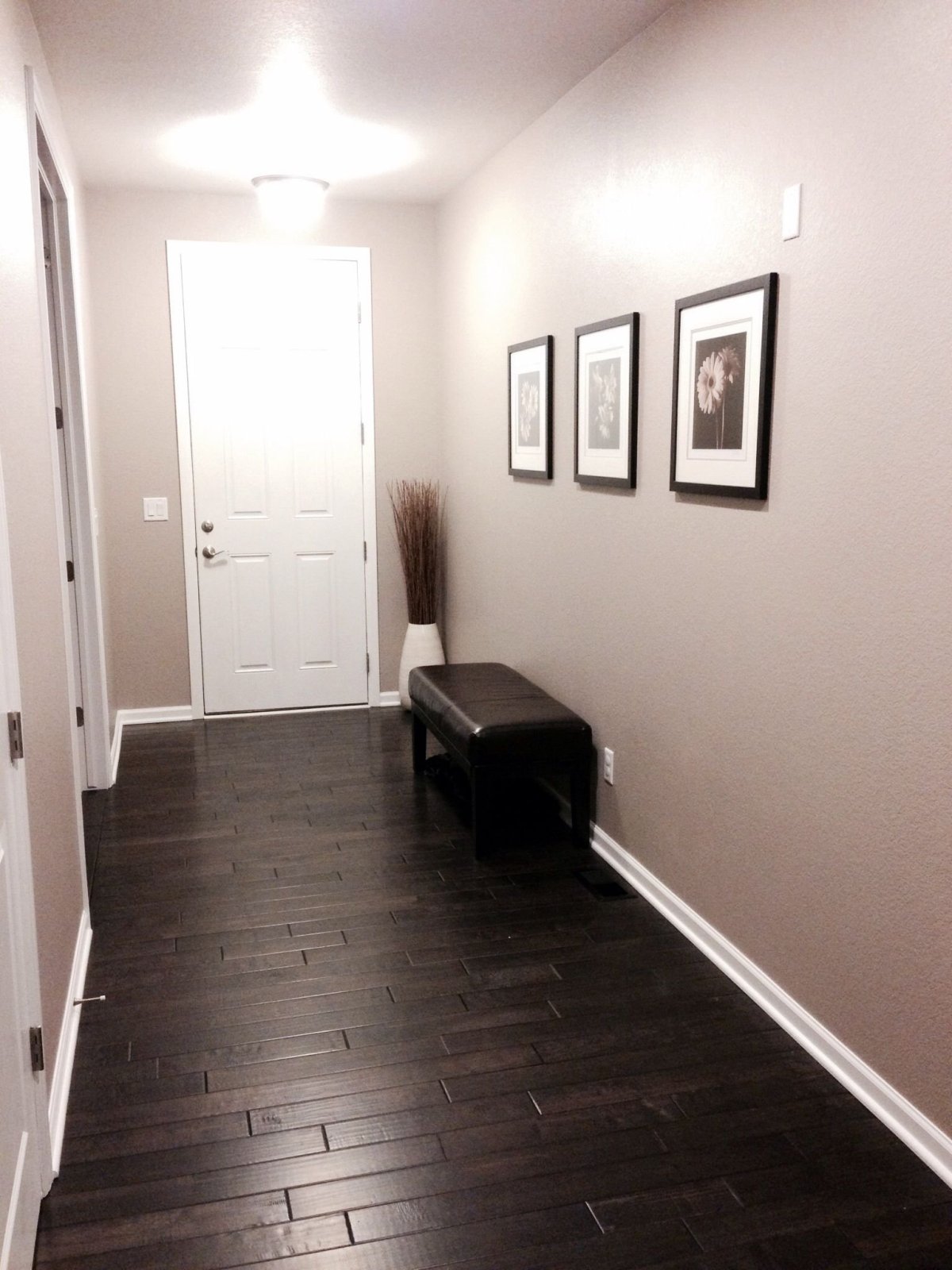 Т ёмный пол све тлы е стен ы