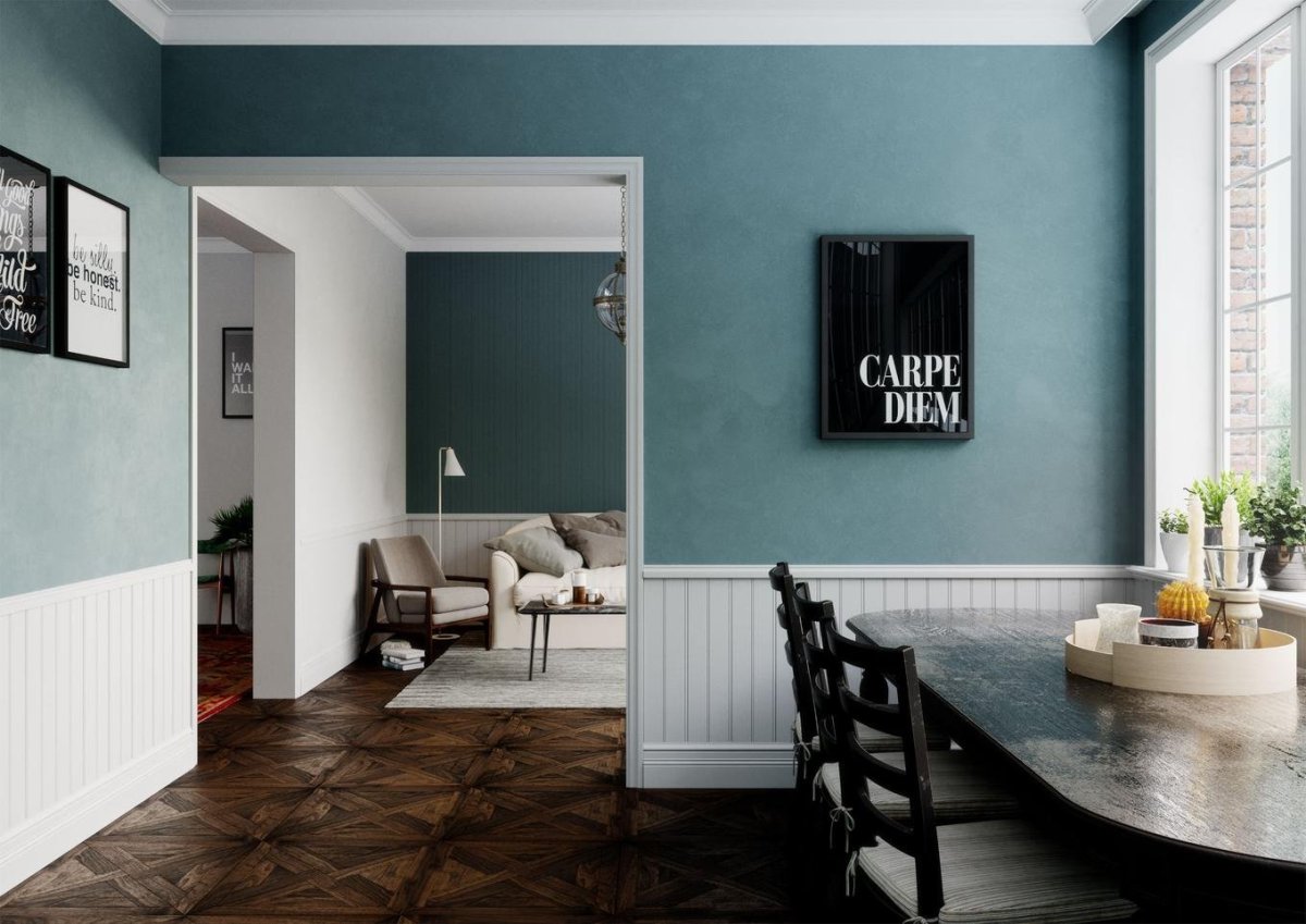 Панели на половину стены