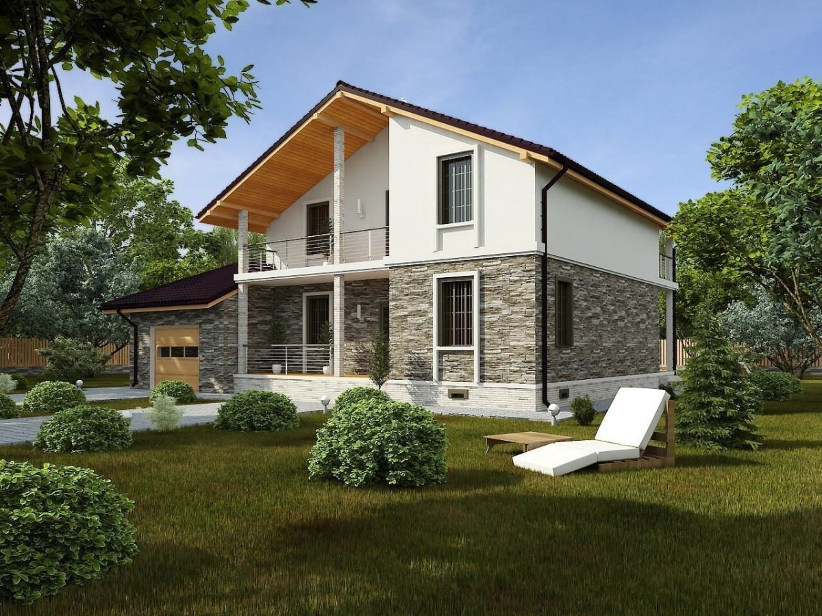 Проекты мансардных домов